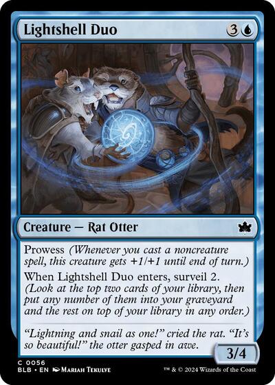 Lightshell Duo (BLB) #56 Common Bloomburrow Magic: The Gathering: 2024