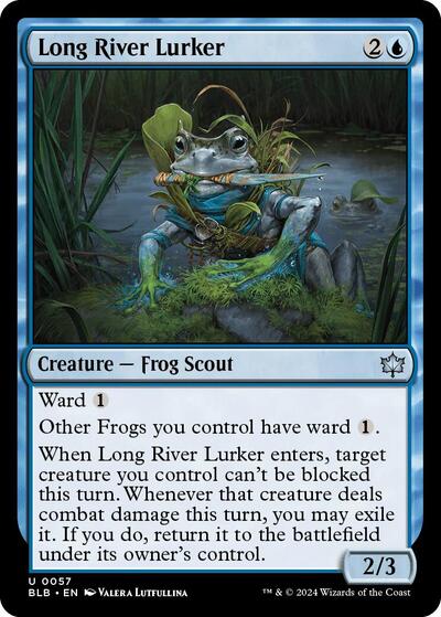 Long River Lurker (BLB) #57 Uncommon (Lightly Played) Bloomburrow Magic: The Gathering: 2024