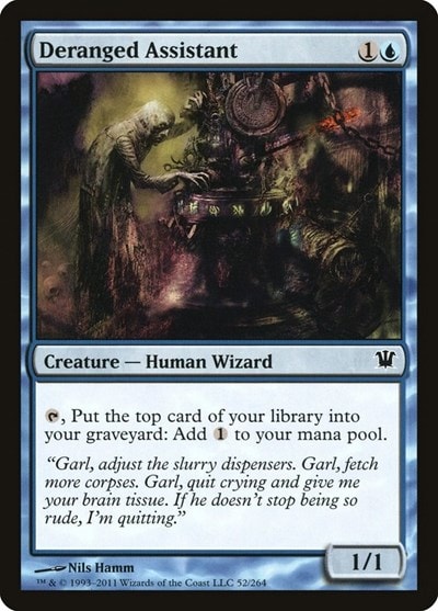 Deranged Assistant (ISD) #52 Common (Lightly Played) Innistrad Magic: The Gathering: 2011