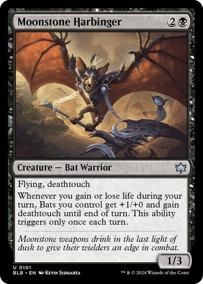Moonstone Harbinger (BLB) #101 Uncommon (Near Mint) Bloomburrow Magic: The Gathering: 2024