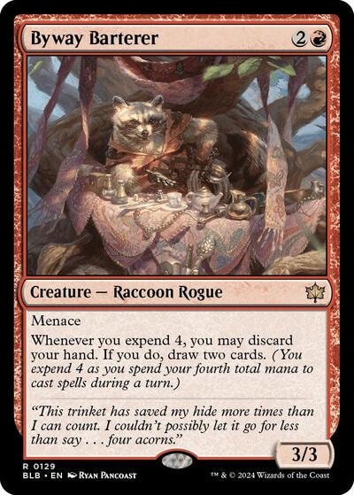 Byway Barterer (BLB) #129 Rare (Lightly Played) Bloomburrow Magic: The Gathering: 2024