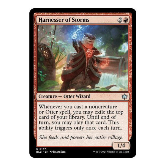 Harnesser of Storms (BLB) #137 Uncommon Bloomburrow Magic: The Gathering: 2024