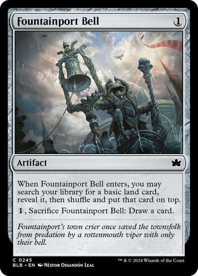 Fountainport Bell (BLB) #245 Common (Lightly Played) Bloomburrow Magic: The Gathering: 2024