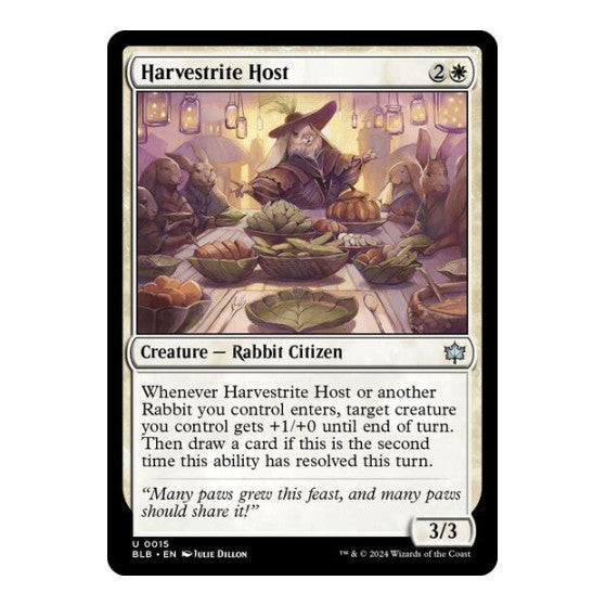 Harvestrite Host (BLB) #15 Uncommon (Lightly Played) Bloomburrow Magic: The Gathering: 2024