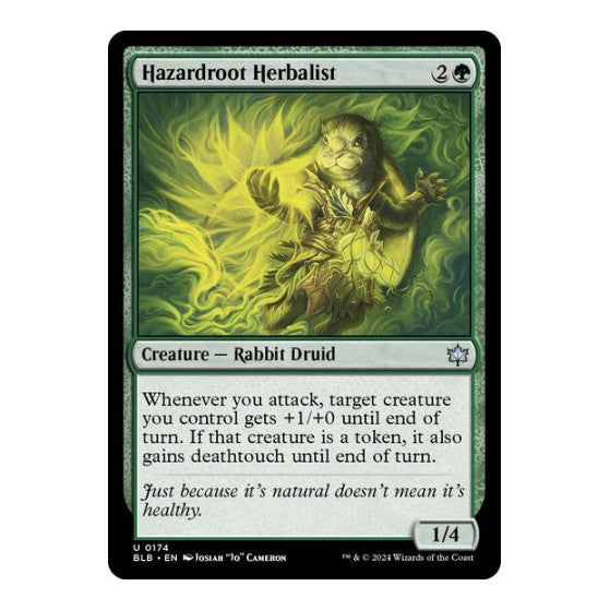 Hazardroot Herbalist (BLB) #174 Uncommon (Lightly Played) Bloomburrow Magic: The Gathering: 2024