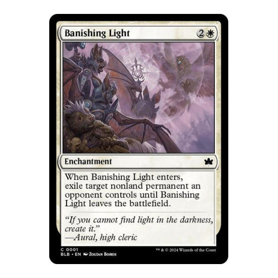 Banishing Light (BLB) #1 Common Bloomburrow Magic: The Gathering: 2024