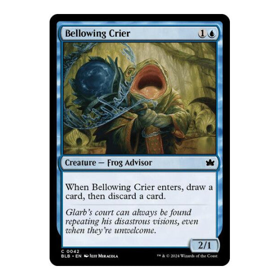 Bellowing Crier (BLB) #42 Common Bloomburrow Magic: The Gathering: 2024