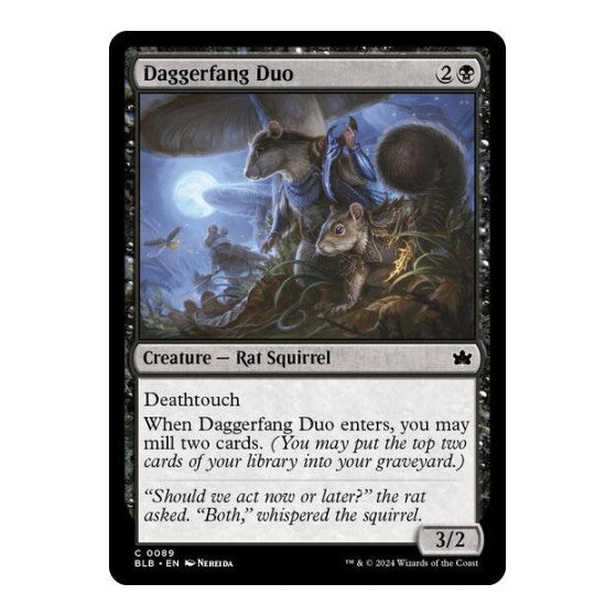 Daggerfang Duo (BLB) #89 Common Bloomburrow Magic: The Gathering: 2024