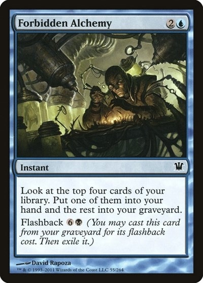 Forbidden Alchemy (ISD) #55 Common Innistrad Magic: The Gathering: 2011