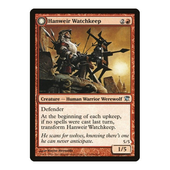 Hanweir Watchkeep (ISD) #145 Uncommon Innistrad Magic: The Gathering: 2011