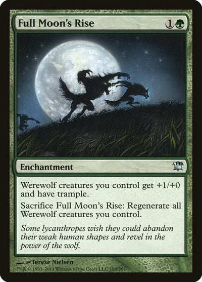 Full Moons Rise (ISD) #180 Uncommon (Lightly Played) Innistrad Magic: The Gathering: 2011