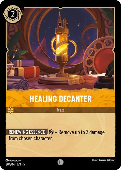 Healing Decanter (5) #30/204 Common (Near Mint) Shimmering Skies Disney Lorcana: 2024