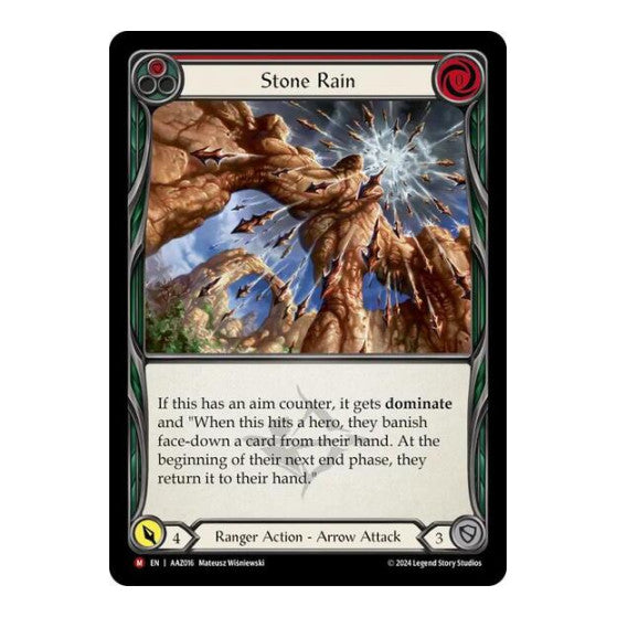 Stone Rain (ADA) #AAZ016 Majestic Armory Deck: Azalea Flesh and Blood TCG: 2024