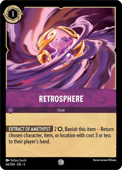 Retrosphere (5) #64/204 Common (Near Mint) Shimmering Skies Disney Lorcana: 2024