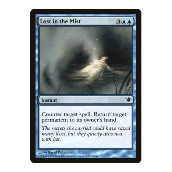 Lost in the Mist (ISD) #63 Common Innistrad Magic: The Gathering: 2011