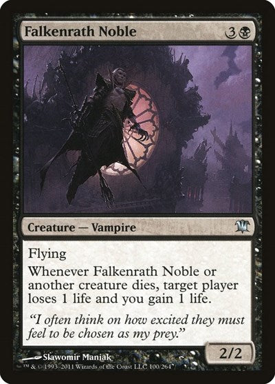 Falkenrath Noble (ISD) #100 Uncommon (Foil Near Mint) Innistrad Magic: The Gathering: 2011