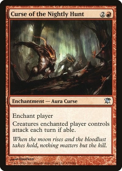 Curse of the Nightly Hunt (ISD) #137 Uncommon (Moderately Played) Innistrad Magic: The Gathering: 2011