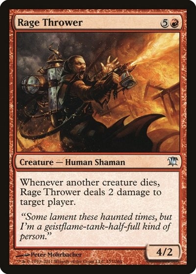 Rage Thrower (ISD) #157 Uncommon (Lightly Played) Innistrad Magic: The Gathering: 2011