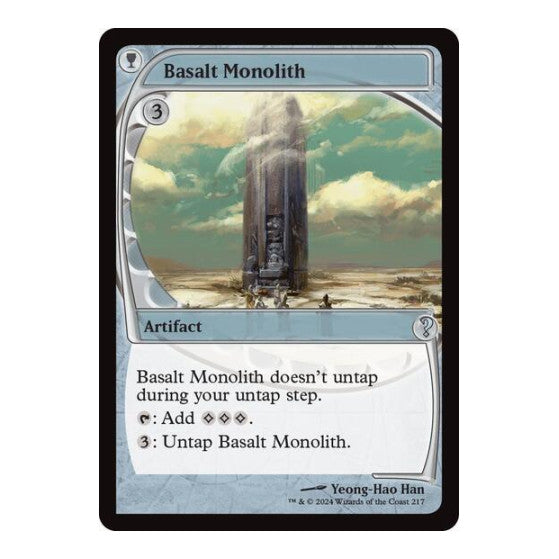 Basalt Monolith Future Sight (MB2) #217 Uncommon (Near Mint) Mystery Booster 2 Magic: The Gathering: 2024