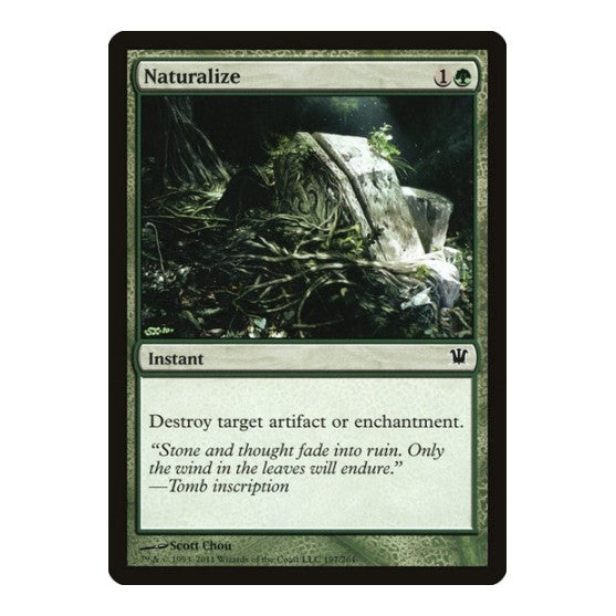 Naturalize (ISD) #197 Common Innistrad Magic: The Gathering: 2011