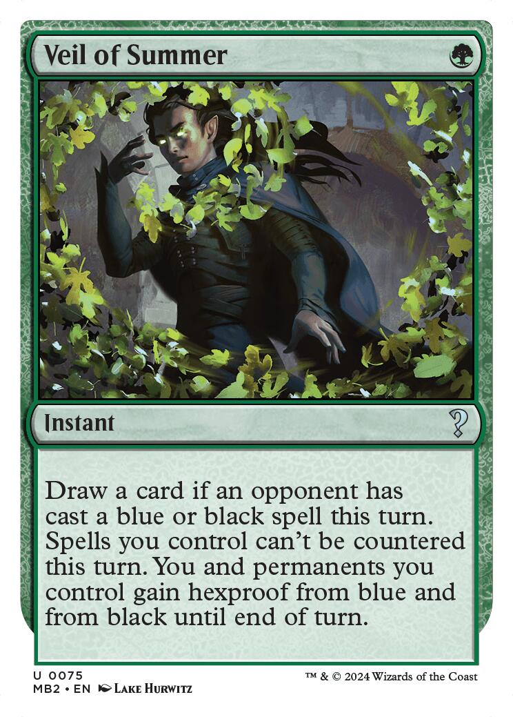 Veil of Summer (White Border)