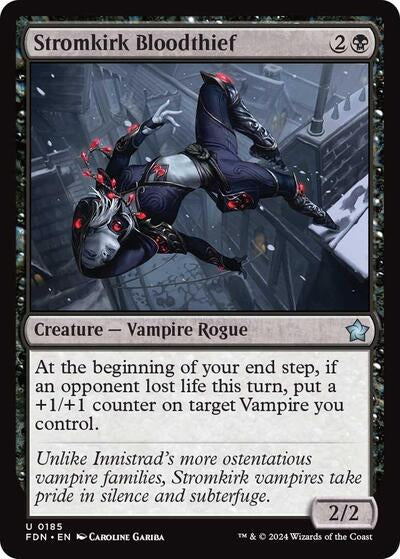 Stromkirk Bloodthief (FDN) #185 Uncommon (Lightly Played) Foundations Magic: The Gathering: 2024