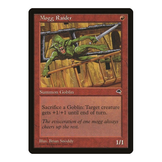 Mogg Raider (TMP) #191 Common (Lightly Played) Tempest Magic: The Gathering: 1997