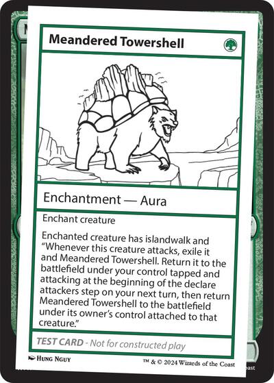 Meandered Towershell (MB2PC) #578 Special (Lightly Played) Mystery Booster 2 Playtest Cards Magic: The Gathering: 2024