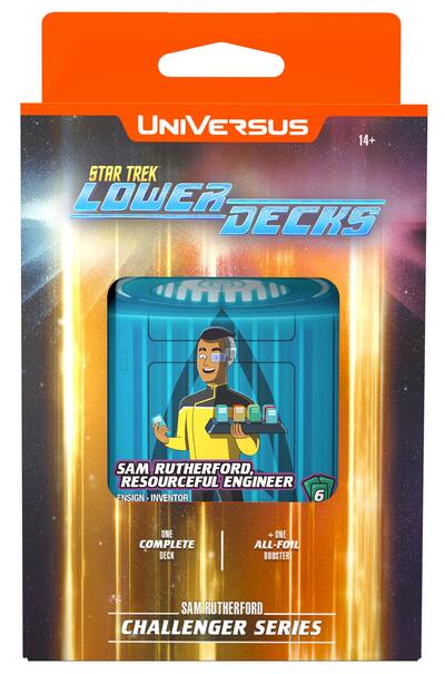 Challenger Series Deck: Rutherford () None (Unopened) Challenger Series: Star Trek: Lower Decks UniVersus: 2024