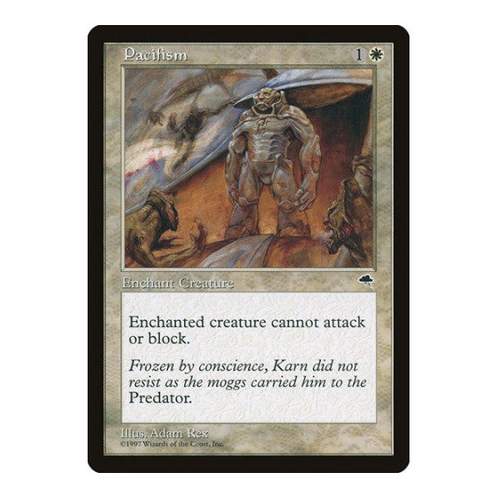 Pacifism (TMP) #34 Common Tempest Magic: The Gathering: 1997