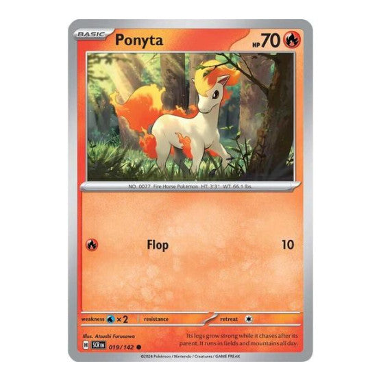 Ponyta (SCR) #019/142 Common (Near Mint) SV07: Stellar Crown Pokemon: 2024