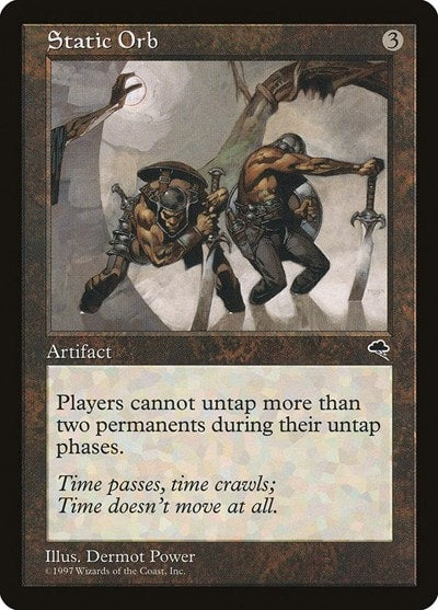 Static Orb (TMP) #310 Rare (Lightly Played) Tempest Magic: The Gathering: 1997