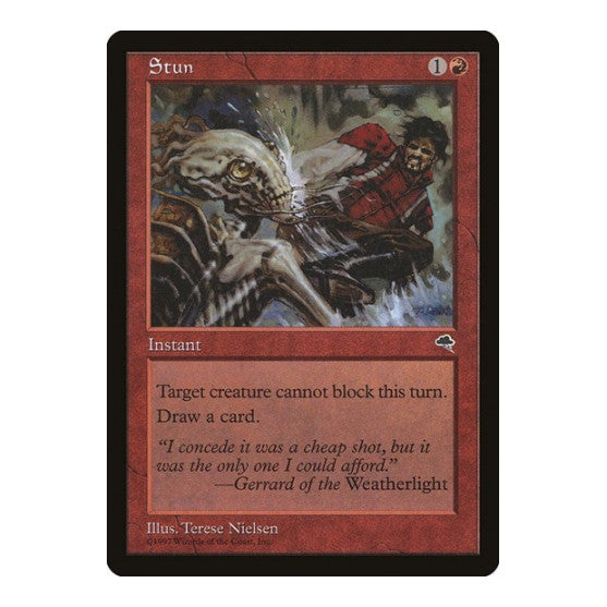 Stun (TMP) #207 Common Tempest Magic: The Gathering: 1997