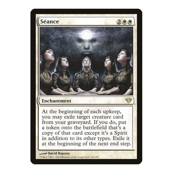 Seance (DKA) #20 Rare (Foil Lightly Played) Dark Ascension Magic: The Gathering: 2012