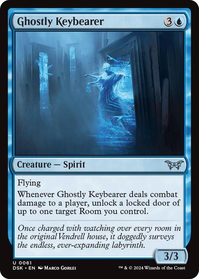 Ghostly Keybearer (DSK) #61 Uncommon Duskmourn: House of Horror Magic: The Gathering: 2024