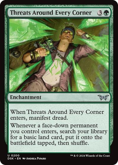 Threats Around Every Corner (DSK) #200 Uncommon Duskmourn: House of Horror Magic: The Gathering: 2024