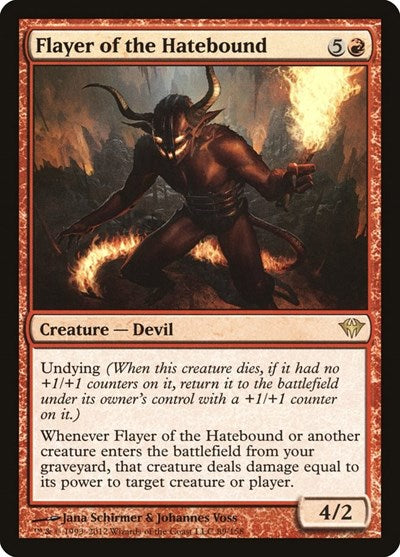 Flayer of the Hatebound (DKA) #89 Rare Dark Ascension Magic: The Gathering: 2012