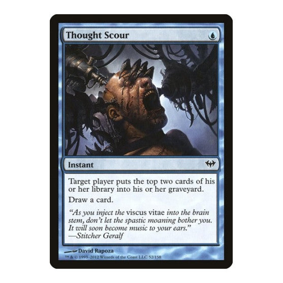 Thought Scour (DKA) #52 Common Dark Ascension Magic: The Gathering: 2012