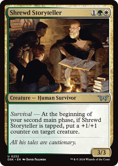Shrewd Storyteller (DSK) #232 Uncommon Duskmourn: House of Horror Magic: The Gathering: 2024