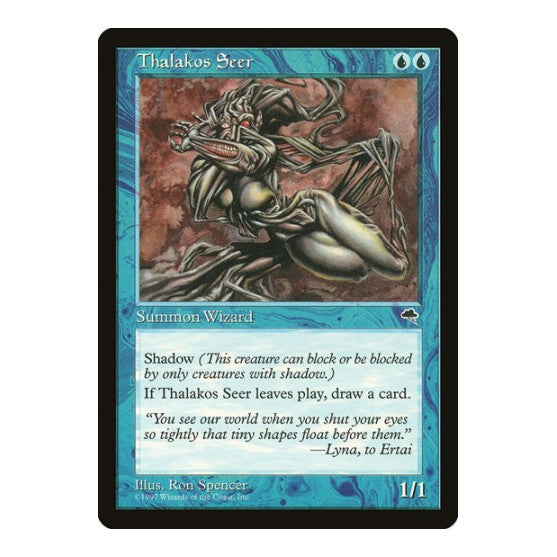 Thalakos Seer (TMP) #94 Common (Lightly Played) Tempest Magic: The Gathering: 1997