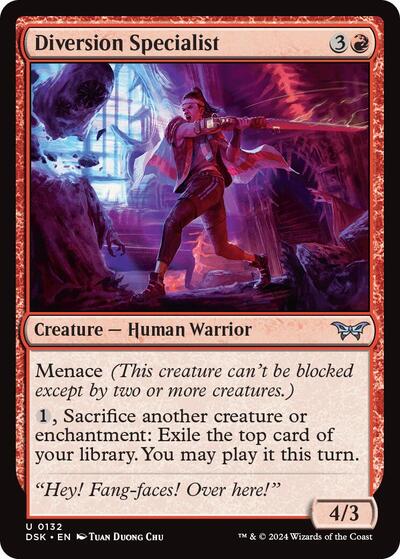 2024 Magic: Duskmourn: House of Horror (DSK) - Diversion Specialist (#132, Uncommon) (Lightly Played)