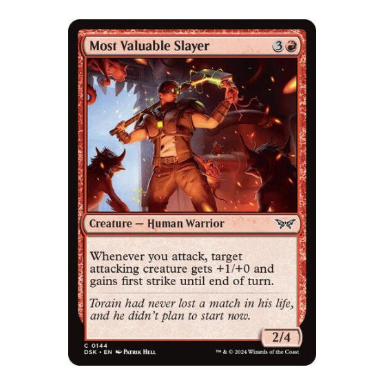 Most Valuable Slayer (DSK) #144 Common Duskmourn: House of Horror Magic: The Gathering: 2024