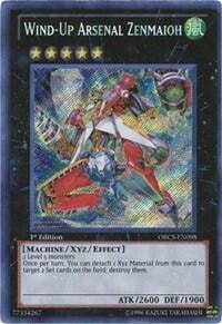 Wind-Up Arsenal Zenmaioh (ORCS) #ORCS-EN098 Secret Rare (Unlimited Heavily Played) Order of Chaos YuGiOh: 2012