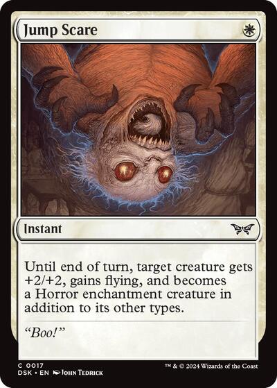Jump Scare (DSK) #17 Common (Lightly Played) Duskmourn: House of Horror Magic: The Gathering: 2024