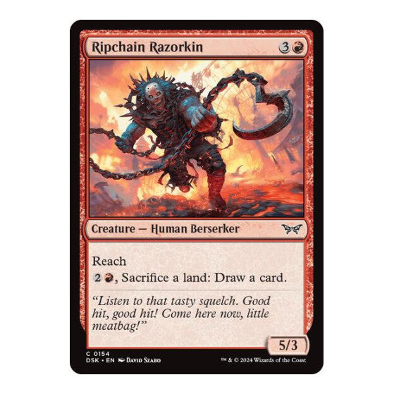 Ripchain Razorkin (DSK) #154 Common Duskmourn: House of Horror Magic: The Gathering: 2024