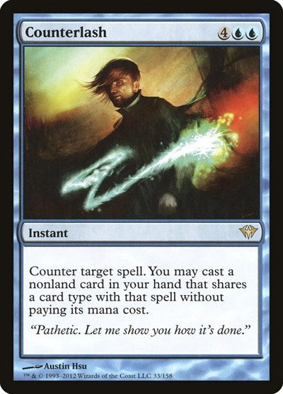Counterlash (DKA) #33 Rare (Near Mint) Dark Ascension Magic: The Gathering: 2012