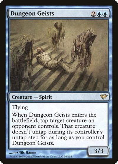 Dungeon Geists (DKA) #36 Rare (Near Mint) Dark Ascension Magic: The Gathering: 2012