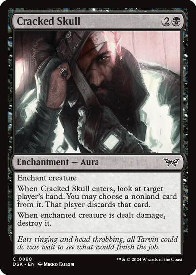 2024 Magic: Duskmourn: House of Horror (DSK) - Cracked Skull (#88, Common)