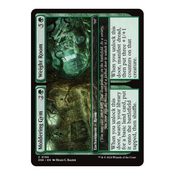 Moldering Gym Weight Room (DSK) #190 Common Duskmourn: House of Horror Magic: The Gathering: 2024