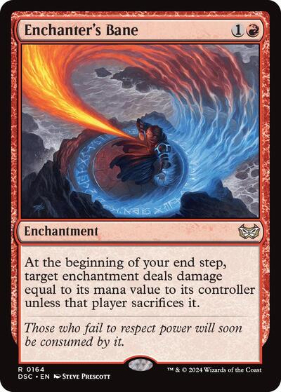 Enchanters Bane (DSC) #164 Rare (Lightly Played) Commander: Duskmourn: House of Horror Magic: The Gathering: 2024